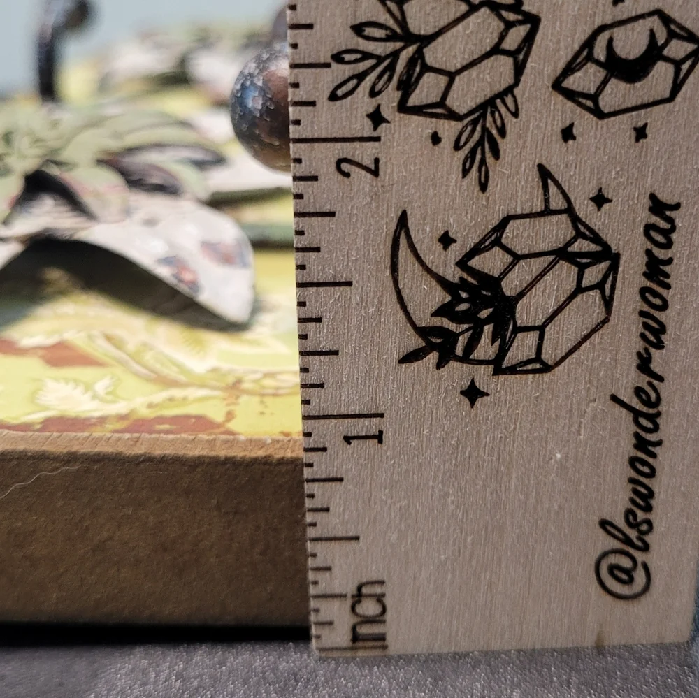 Distressed Wood & Metal Flower Wall Plaques w/ Hooks Set of 2